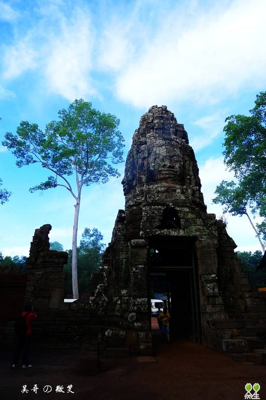 【吴哥】塔布隆寺，千年古树的倾世交缠-崩密列,吴哥窟,柬埔寨
