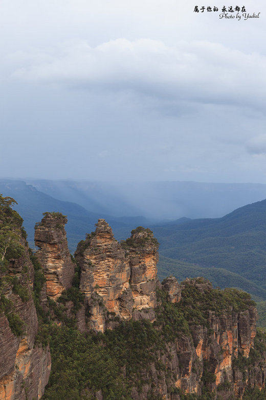 【澳大利亚】最为雄伟壮观的自然风景——蓝山-卢拉镇,温特沃斯瀑布,卡通巴,新南威尔士州,卡通巴三姐妹峰