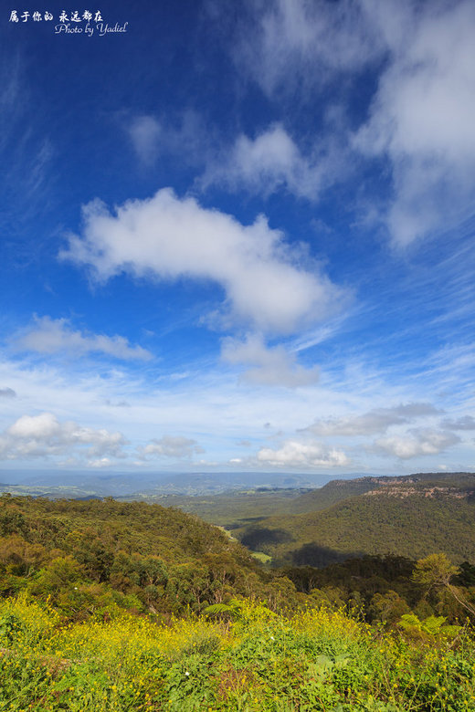 【澳大利亚】最为雄伟壮观的自然风景——蓝山-卢拉镇,温特沃斯瀑布,卡通巴,新南威尔士州,卡通巴三姐妹峰