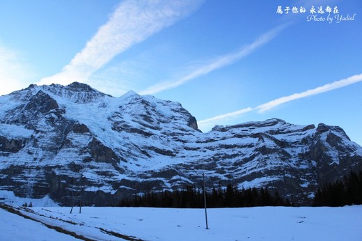 【瑞士】：通往欧洲最高火车站的沿途风景-因特拉肯,少女峰