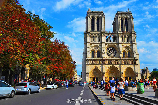 【法国】巴黎圣母院，“凝固的交响乐”-西岱岛,塞纳河,卢浮宫,凯旋门-巴黎,埃菲尔铁塔