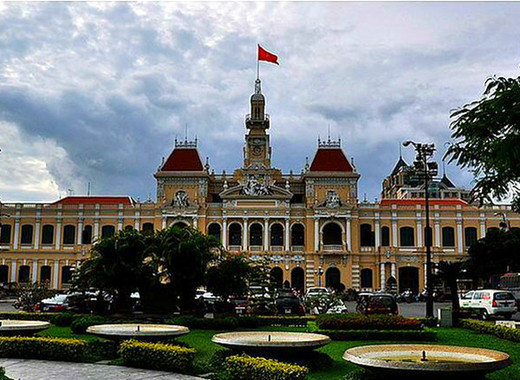 西贡   西贡-西贡市政厅,西贡王公圣母教堂,统一宫,西贡河,范五老街