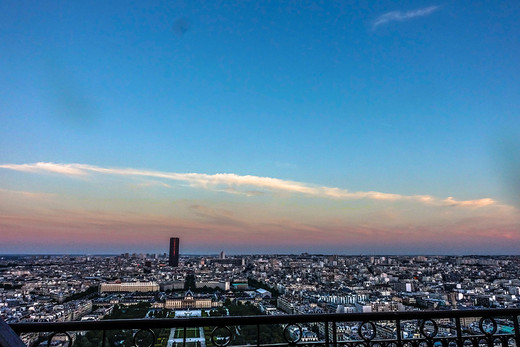 [巴黎]到埃菲尔铁塔顶层看日落！-塞纳河,法国