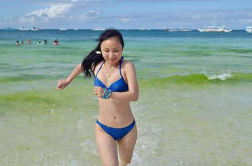 【长滩岛】蓝天碧海，放空白沙滩，品海鲜大餐-白沙滩-长滩岛,菲律宾