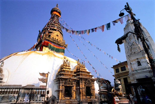 行走奇幻尼泊尔  （加德满都）-库玛丽活女神庙,猴庙,加德满都杜巴广场,泰米尔街