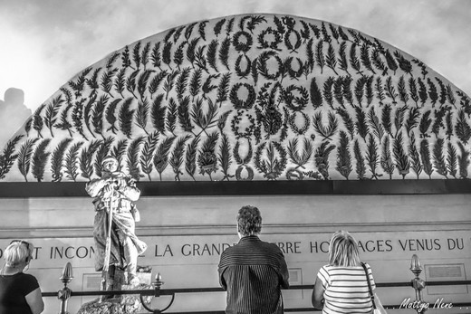 [巴黎]星形广场中心的雄狮凯旋门下邂逅仪仗队-凯旋门-巴黎,埃菲尔铁塔,马赛,法国