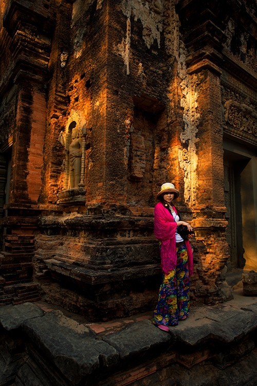 穿越时光～柬埔寨-皇家浴池,巴戎寺,暹粒,崩密列,巴肯山