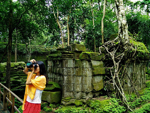 【柬埔寨14日】（4）去暹粒看建筑（女王宫、崩密列、罗洛寺群）-吴哥窟