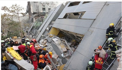 台湾南部发生大地震！