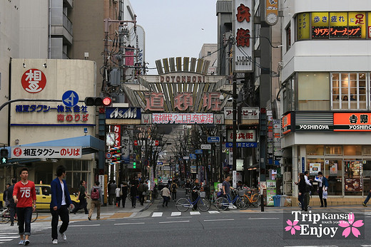 樱の物语、花见关西12日游(大阪篇上集~D5)-京都,通天阁,心斋桥,大阪城,大阪城公园