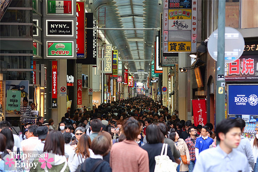 樱の物语、花见关西12日游(大阪篇上集~D5)-京都,通天阁,心斋桥,大阪城,大阪城公园