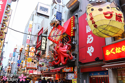 樱の物语、花见关西12日游(大阪篇上集~D5)-京都,通天阁,心斋桥,大阪城,大阪城公园