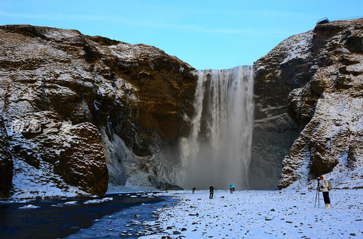 冰岛人用生命保护的瀑布-斯科加瀑布,塞里雅兰瀑布,居德瀑布
