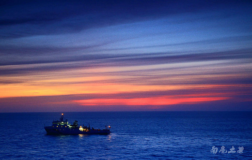 坐邮轮去看中国南海的壮美日落-三沙市,西沙群岛