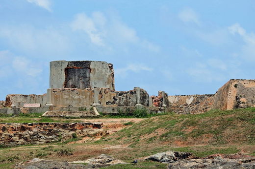 斯里兰卡古城加勒的城堡要塞