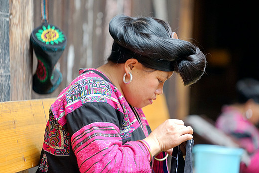 揭露天下第一长发村的长发之谜-龙胜,黄洛瑶寨,桂林