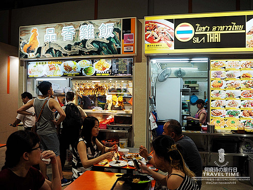 35℃漫游新加坡，飞奔民丹岛～最平民的美食汇集地--hawker center-老巴刹