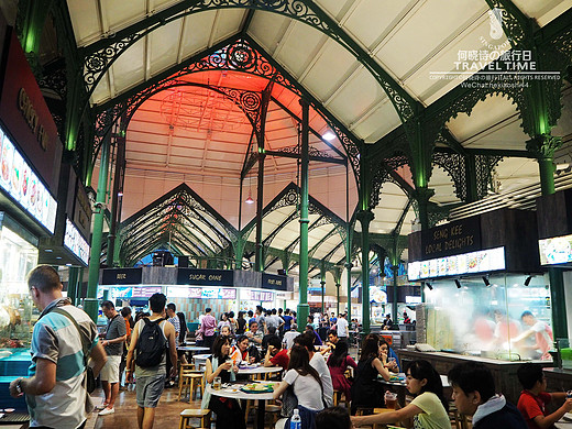 35℃漫游新加坡，飞奔民丹岛～最平民的美食汇集地--hawker center-老巴刹