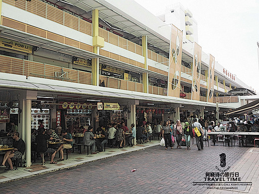 35℃漫游新加坡，飞奔民丹岛～最平民的美食汇集地--hawker center-老巴刹