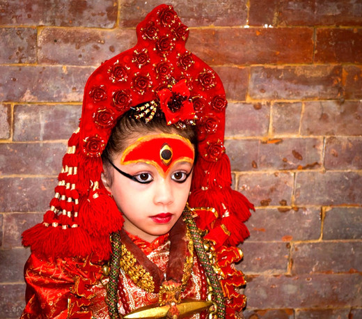 孤独的荣耀，尼泊尔活女神-加德满都
