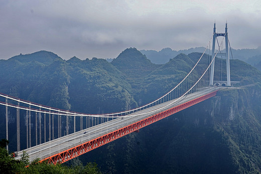 不仅仅是飞架天堑，矮寨大桥曾创四项世界第一-湘西,湖南
