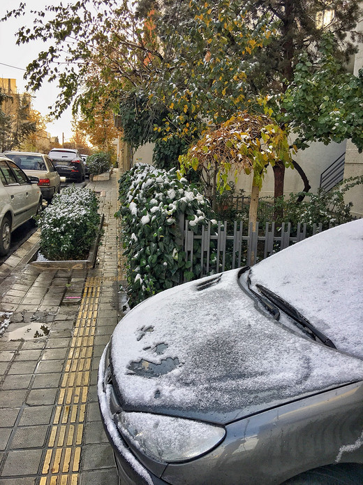 “冻”人伊朗，从德黑兰的第一场雪开始