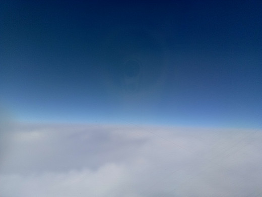 我在8000米的高空，想念你