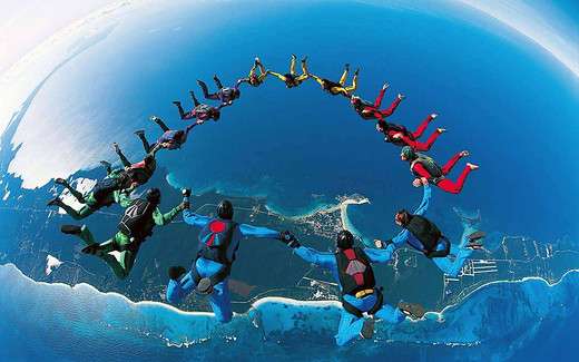 全球最美跳伞圣地，一生一定要去一次-桌山,开普敦,瓦卡蒂普湖