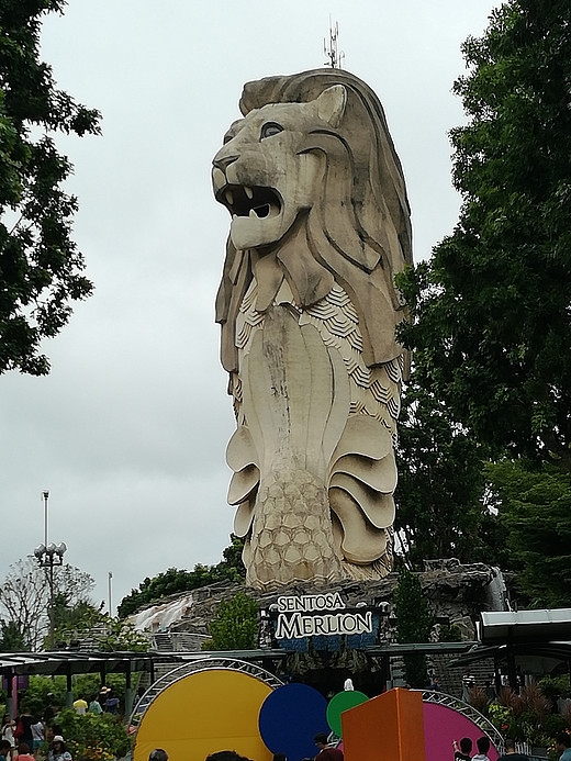 新加坡——自由行-圣淘沙鱼尾狮塔,圣淘沙名胜世界,圣淘沙