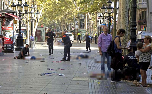 巴塞罗那遭遇恐袭！IS宣称负责！-加泰罗尼亚广场,兰布拉大道,西班牙