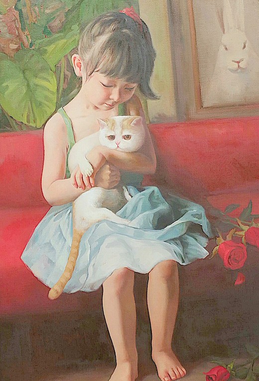 肖素茜.9岁小姑娘画册珍藏