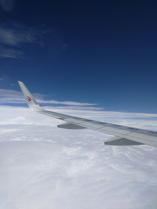 河西走廊之旅第十天（敦煌飞往北京）空中的美景-兰州