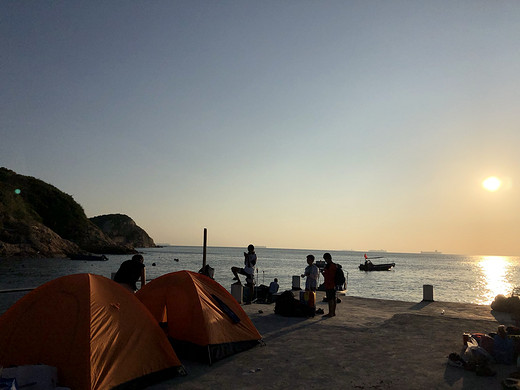 三门岛沙滩露营记